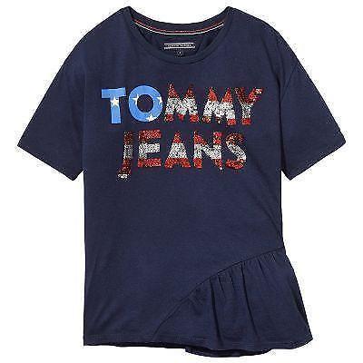 Tommy Hilfiger t-shirts-korte-mouw Meisjes maat 110