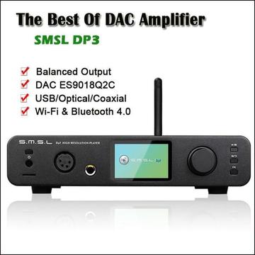 Aanbieding! SMSL DP3 USB DAC Bluetooth Versterker Audio Deco