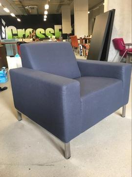 Nieuw luxe Gelderland 6515 fauteuil blauw stof design stoel