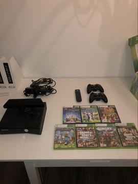 Xbox 360 Kinect + 7 games