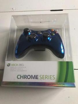 Xbox 360 Wireless Controller / Chrome Series / Chrome Blue
