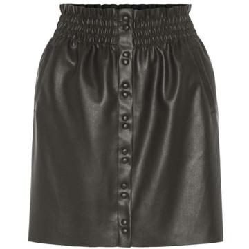 Groen Vero moda VMSISSE BUTTER HW FX LEATHER S Rok (ROKKEN)