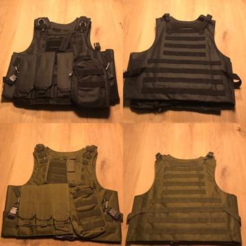 Airsoft tactical vest (maat M & NIEUW) Gratis verzending