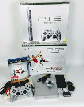Sony PlayStation 2 / PS2 Slim Zilver KINETIC PACK