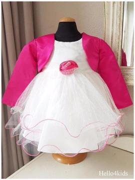 86 bruidsmeisjesjurkje kinderbruidskleding feestsetje roze