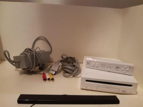Complete witte Wii inclusief controller