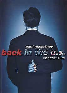 dvd muziek - Paul McCartney - Back In The U.S. - Concert F