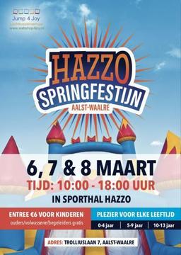 Hazzo Springkussen Festijn Indoor op 6, 7 & 8 maart