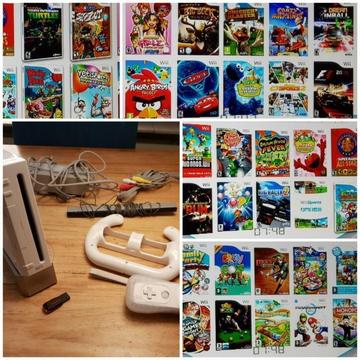 Nintendo Wii spelcomputer met 34 spellen