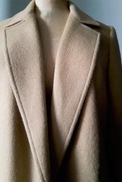 Vintage camel wool COJANA jacket with minimalist design