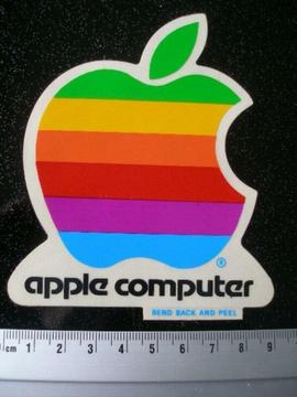 ruit sticker apple computer logo