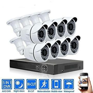 Ahd Kit 8 Camera beveilgings camera systeem 2MP 1080P CCTV