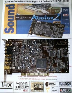 Creative Sound Blaster Audigy 2 Gold THX 6.1 SPDIF ASIO PCI