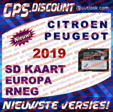 2019 Navigatie Update SD Kaart Citroen Peugeot DS MyWay RNEG