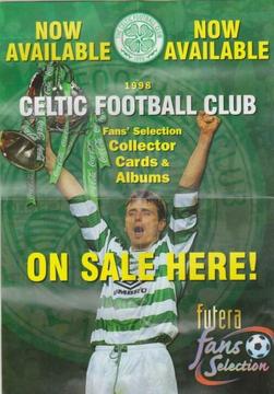 Futera Voetbalkaarten Celtic 1998 + CPL