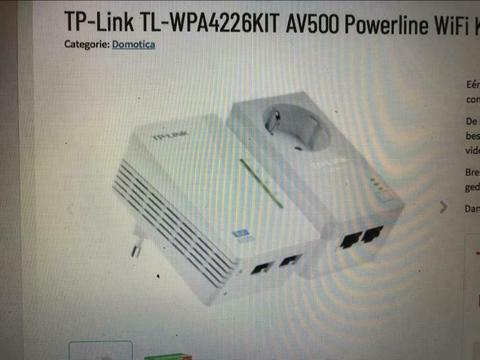 TP-Link Tl- WPA 4226kit AV500 Powerline WiFi kit