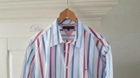 Tommy hilfiger blouse/overhemd/trui (*stripes*) maat XL