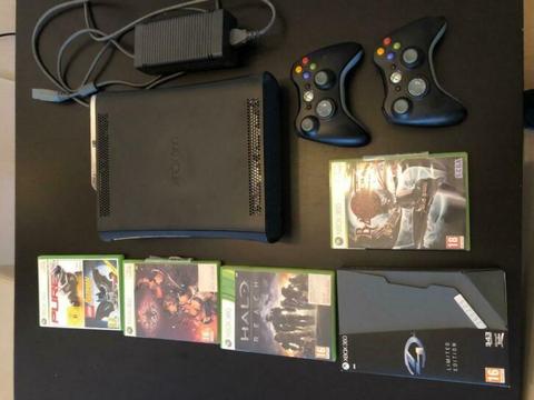 Xbox 360 Elite? , 120gb , 2 controllers, 6 games & Kinect