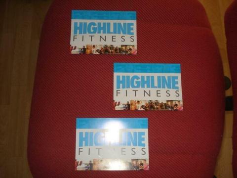 Highline fitness 3 stuks ( gratis 7 dagen pas ) ruilen