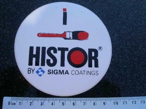 sticker histor sigma coatings logo
