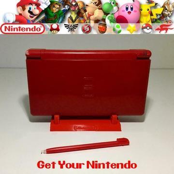 Nintendo DS | Lite | Rood | Inclusief Oplader & Stylus 017