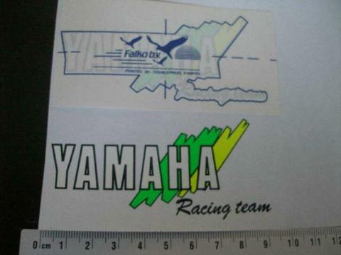 afwrijf applicatie sticker yamaha racing team 6x