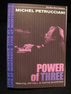 MICHEL PETRUCCIANI . - POWE OF THREE + Jim Hall &W.Shorter