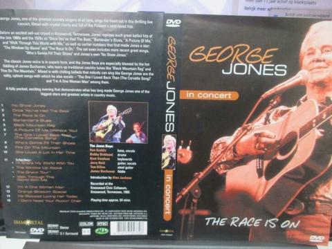 GEORGE JONES IN RACE Is ON >> In Concert