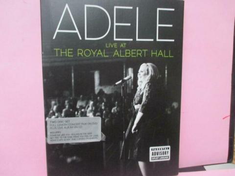 ADELE - Live At The ROYAL ALBERT HALL . CD- DVD