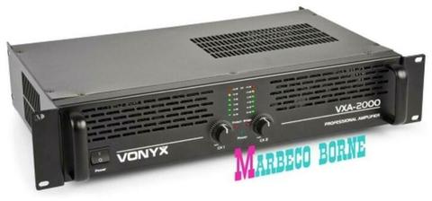 Versterker,amplifier VXA-2000 II 2x 1000W PA Versterker