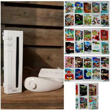 Wii spelcomputer met 34 spellen