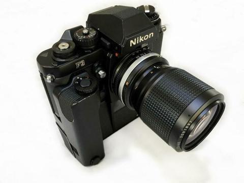 Nikon F3 met motordrive MD-4 bijna NIEUWSTAAT