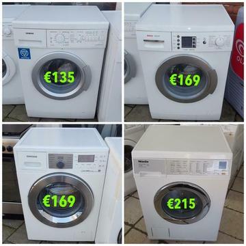 Goedkope en nette wasmachines van de BESTE merken + GARANTIE