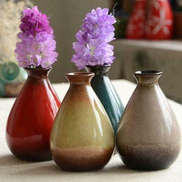 Multi-Color Bloem Vase Keramiek Fles Creatief Huis Interi