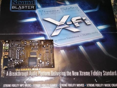 Creative Sound Blaster X-Fi Xtreme Music SB0460 5.1 7.1 PCI