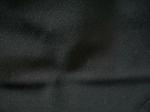 NW Coupon zwarte wollen stof van Kvadrat ca. 63 x 140 cm