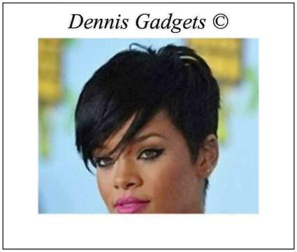 Dennis Gadgets : Damespruik zwart type : kort nr. 39