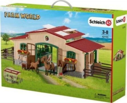 Schleich 42195 paardenstal met accessoires