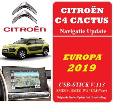 CITROEN CACTUS Originele Navigatie Update 2019 Europa 7