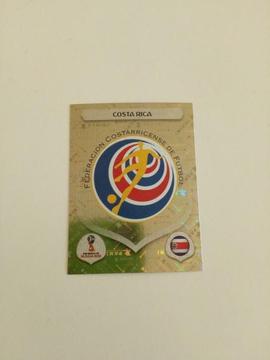 Logo/Embleem Costa Rica nr. 392 Panini WK 2018