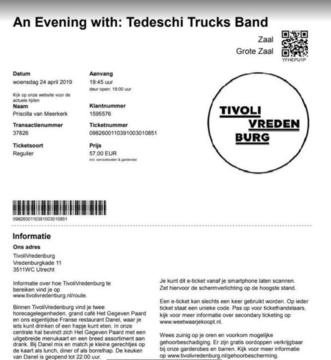 Tedeschi Trucks Band Tivoli Vredenburg 24 april