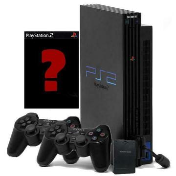 PS2 Phat met Controllers, Memory Card, Game en Garantie!