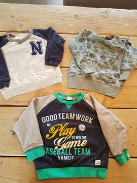 Set van 3 sweaters mt. 80/86 Noppies, Name-it en Tom du