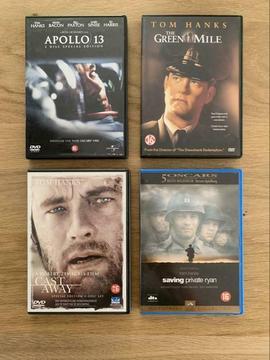 Diverse DVD's (toptitels met o.a. Tom Hanks, Tom Cruise)