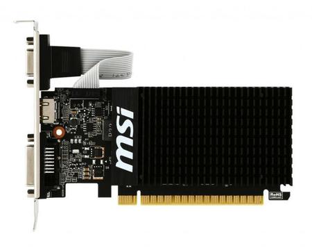 MSI NVIDIA GeForce GT710 1GD3H LP Silent (Videokaarten)