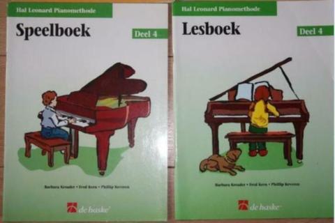 Hal leonard pianomethode lesboek 4 + speelboek 4