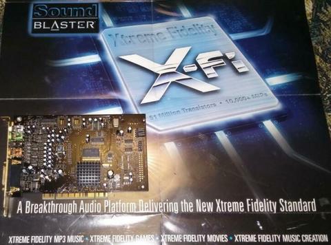 Creative SoundBlaster X-Fi Xtreme Music SB0460 5.1 7.1 PCI