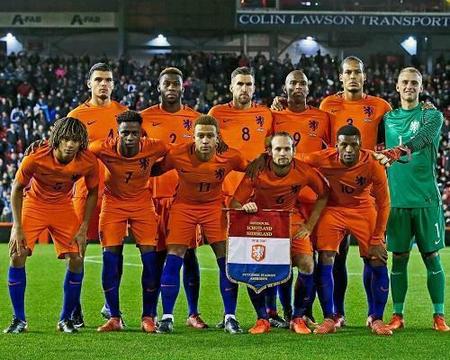 Nederlands elftal - Noord-Ierland De Kuip Nederland