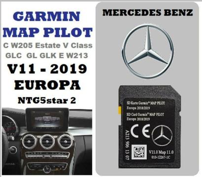 Mercedes SD kaart Garmin Map Pilot V11 - V13 2019 W213 W205