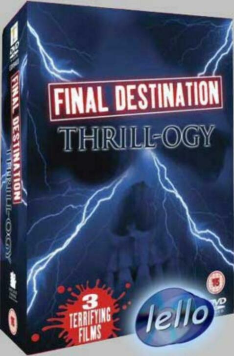 Final Destination 1 2 3 Thrill-ogy 4-disc Box nieuw niet NLO